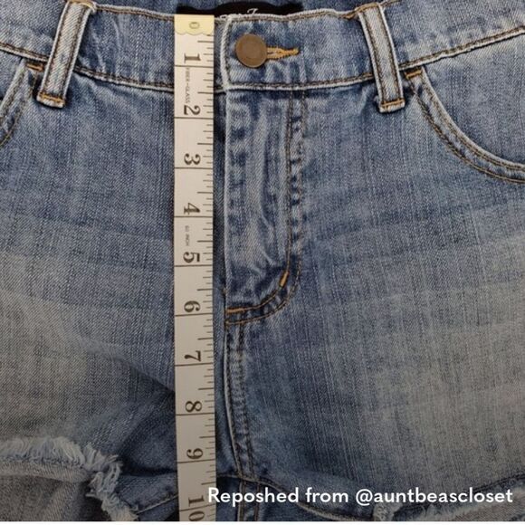 London Jean frayed denim shorts for Victoria's Secret sz 8 - Picture 10 of 11